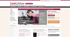 Desktop Screenshot of lawlifeline.org