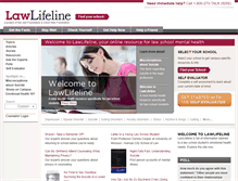 Tablet Screenshot of lawlifeline.org